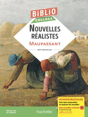 cover image of BiblioCollège Nouvelles réalistes  (Maupassant)